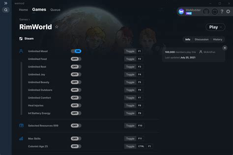 rimworld trainer